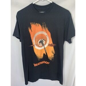 Loot Crate Deathloop Bethesda M‎ Gaming Graphic T Shirt Lootwear Black Orange